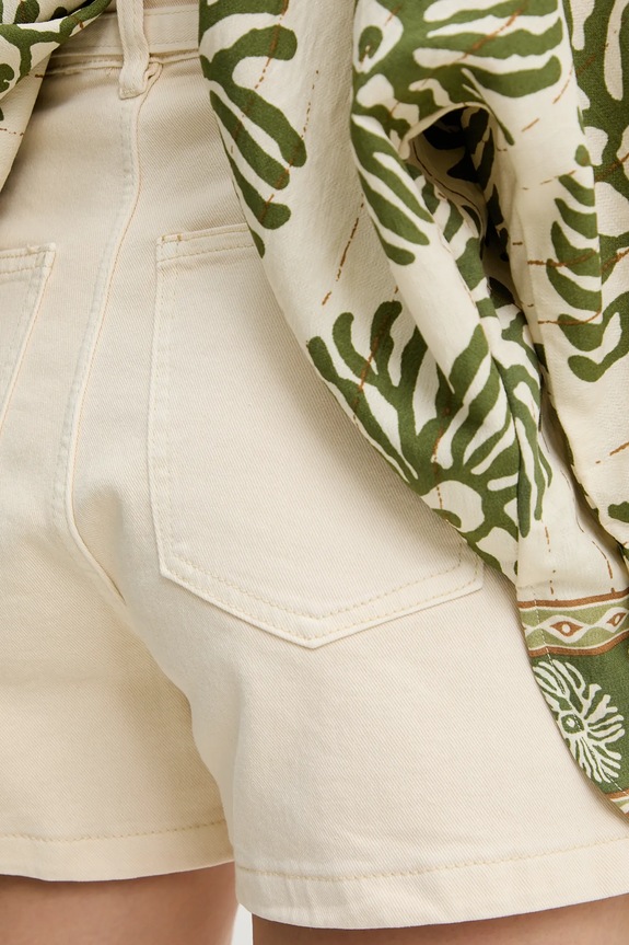 Jeans kratke hlače Answear.LAB bež rd9051.3.flk
