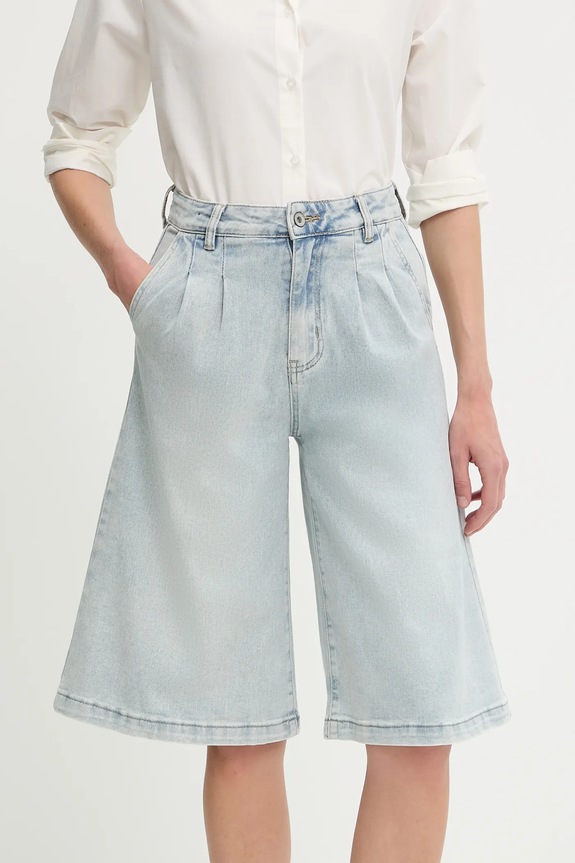 Τζιν σορτς Answear.LAB με ελαστάν μπλε HM6738.1.fos