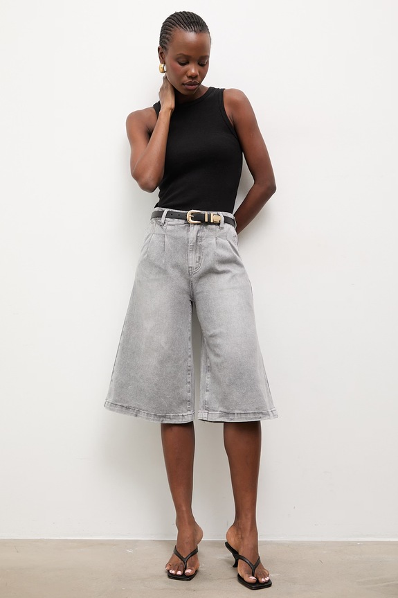 Τζιν σορτς Answear.LAB HM6738.3.fos γκρί WW25