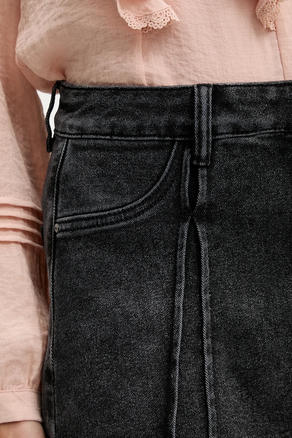 Answear.LAB gonna pantalone in denim nero 6729.3.fos