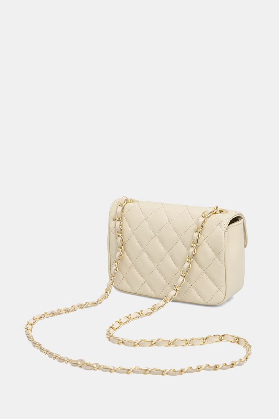 Akcesoria Answear.LAB torebka crossbody damska skórzana 833.ILK beżowy