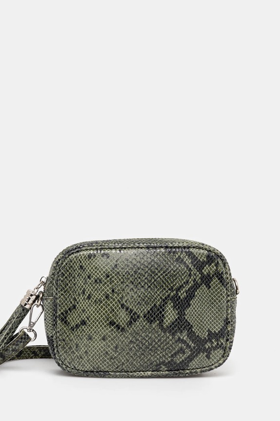 Torba Answear.LAB zrnata koža zelena IT0047F.flk