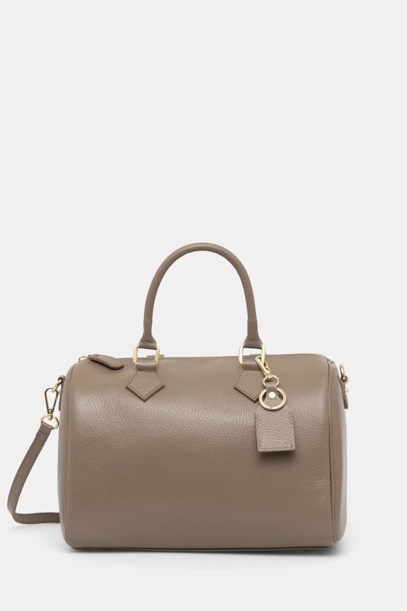 Δερμάτινη τσάντα Answear.LAB λείο δέρμα καφέ 840.ilk