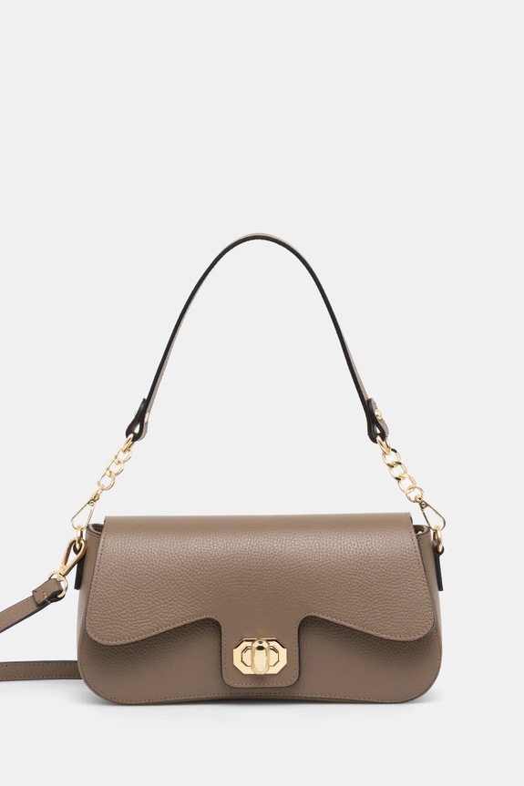 Answear.LAB torebka skórzana skóra licowa brązowy 896.ilk