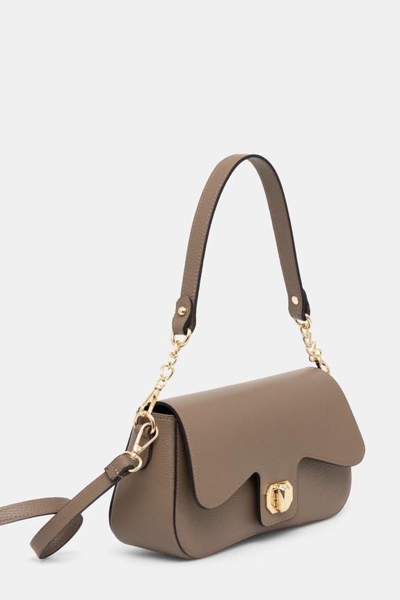 Answear.LAB torebka skórzana 896.ilk brązowy WW25