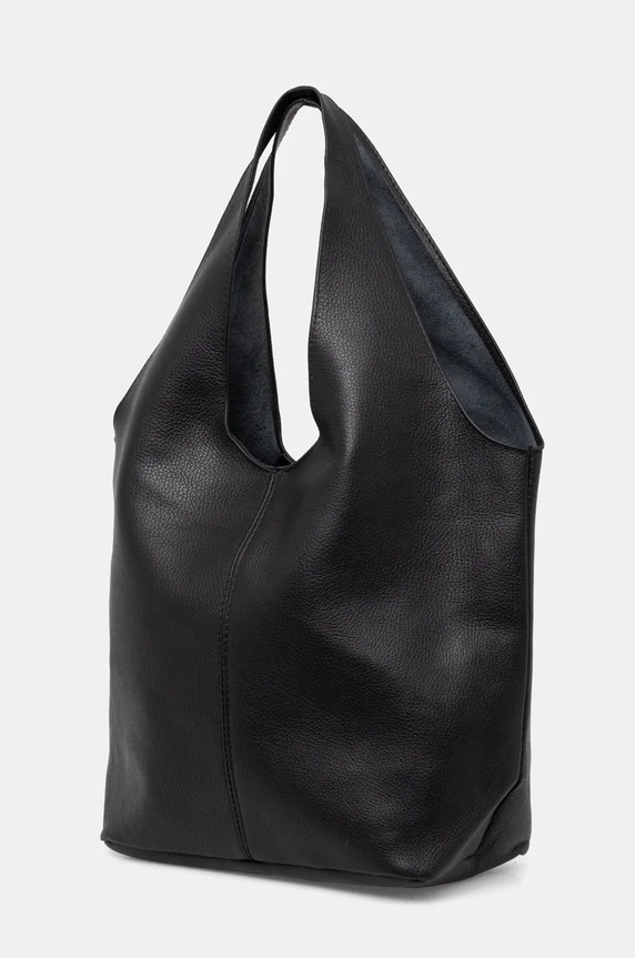 Answear.LAB torebka skórzana 766.HWK czarny WW25