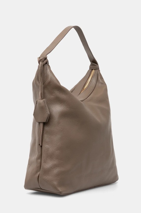 Answear.LAB torebka skórzana VE9 beżowy WW25