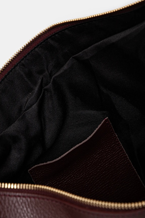 Kožená kabelka Answear.LAB VE9 burgundské