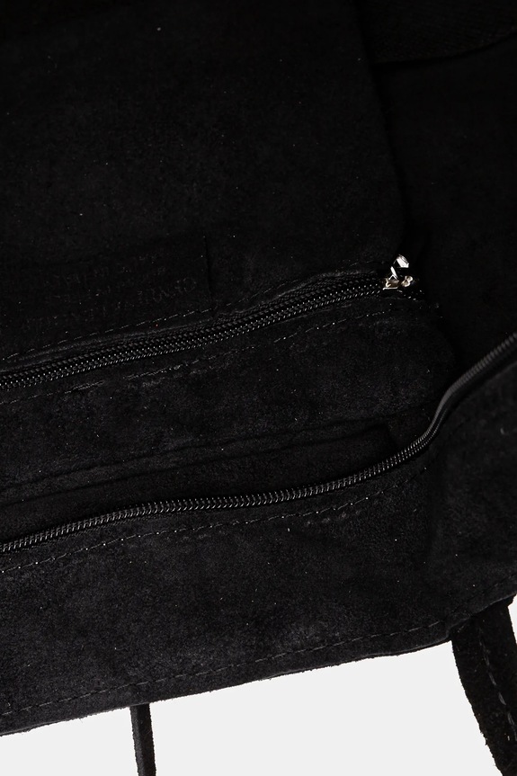 Τσάντα σουέτ Answear.LAB 0108B.FLK μαύρο