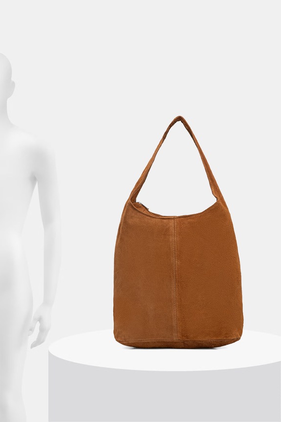 Answear Lab borsa in pelle scamosciata .0213.FLK