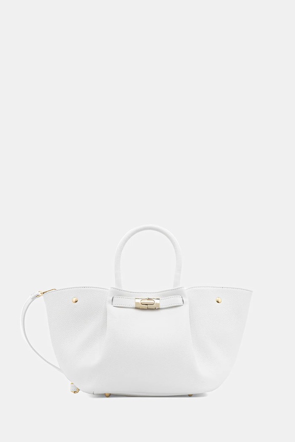 Answear.LAB bőr táska nappa bőr fehér t3.1203.pjk