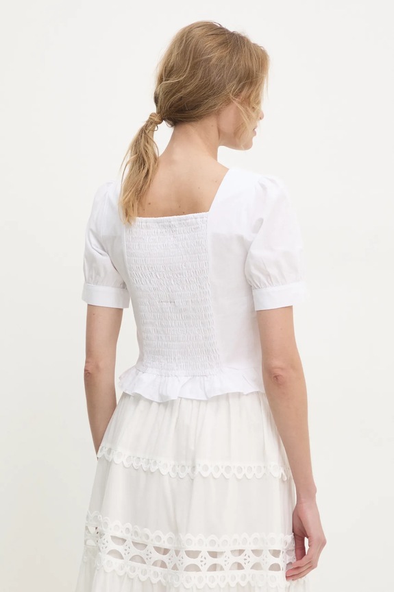 Ρούχα Μπλουζάκι Answear.LAB A24.15.FLK λευκό