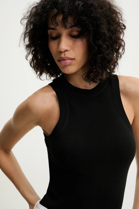 Answear Lab top uni negru JX08525.hos