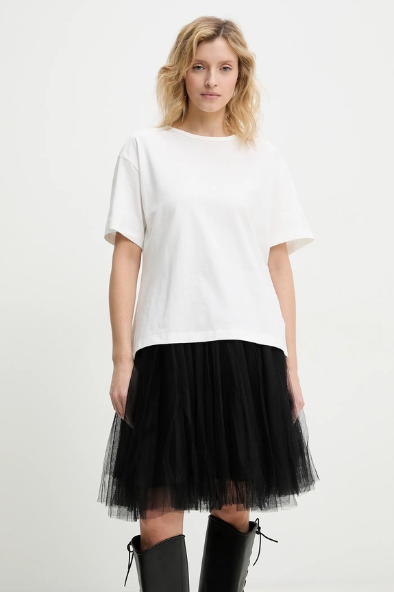 Answear.LAB t-shirt elasztánnal fehér PK2836.ios