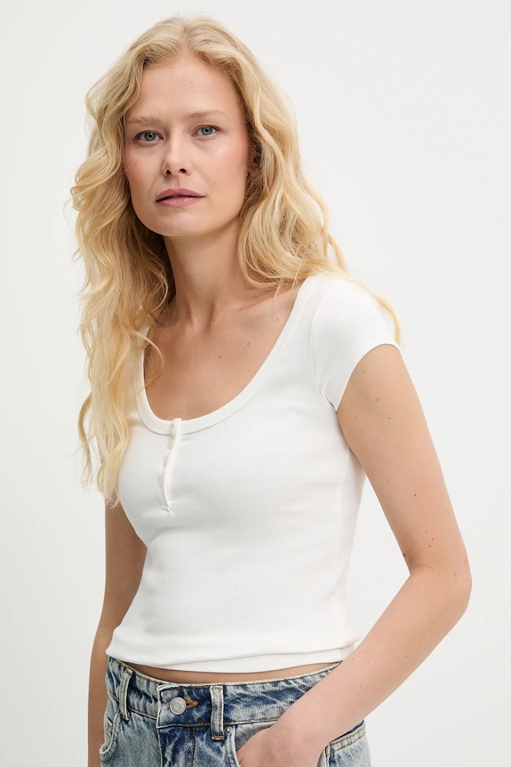 Answear.LAB t-shirt fehér sng.145.tos