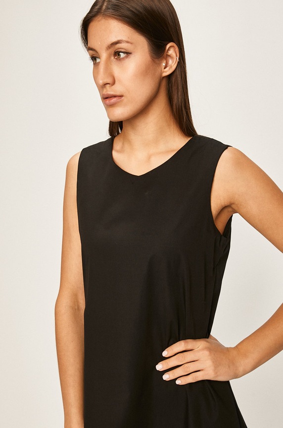 Answear Lab rochie negru DERMAN1.DQ