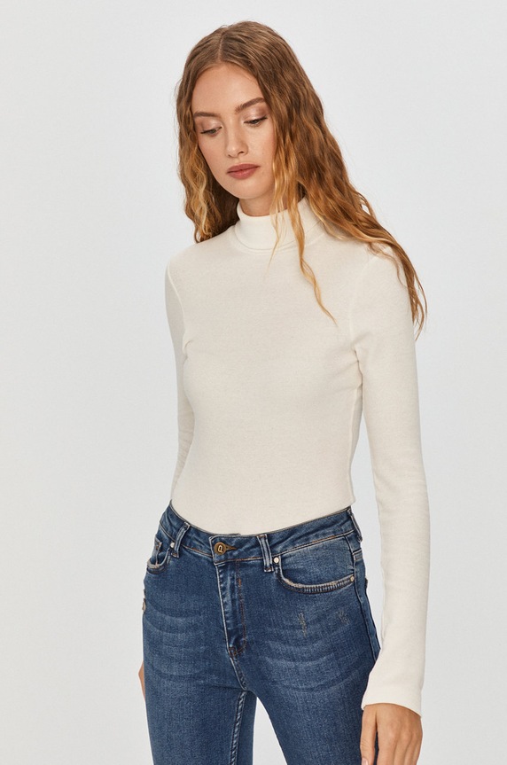 Answear.LAB - Felső fehér WZ20.BUD002