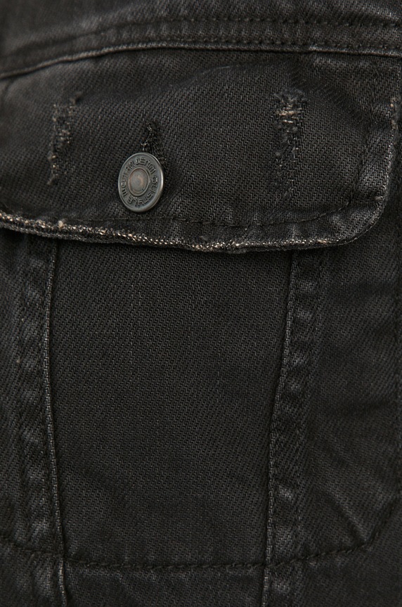 Answear Lab geacă din denim 185.DA negru