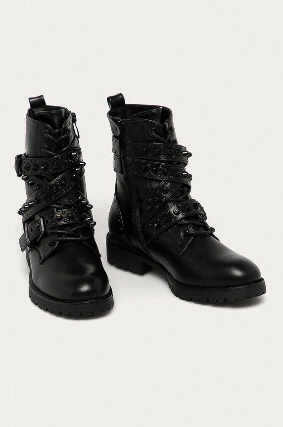 Answear Lab - Botine Damerose Q628.DAE negru WZ20