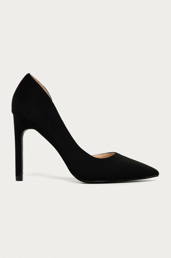 Answear.LAB - Lodičky Tulipano imitace semiše černá PZD6392BLACK