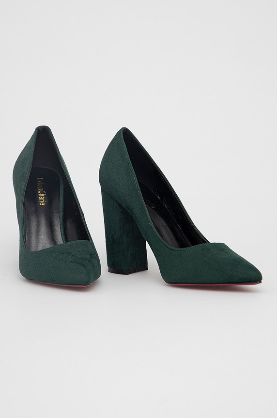 Answear Lab Czółenka Colour Cherie SQ63.1.1.DA zielony WZ21