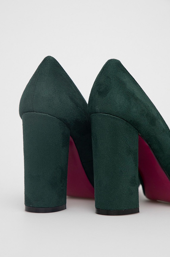 Obuwie Answear Lab Czółenka Colour Cherie SQ63.1.1.DA zielony