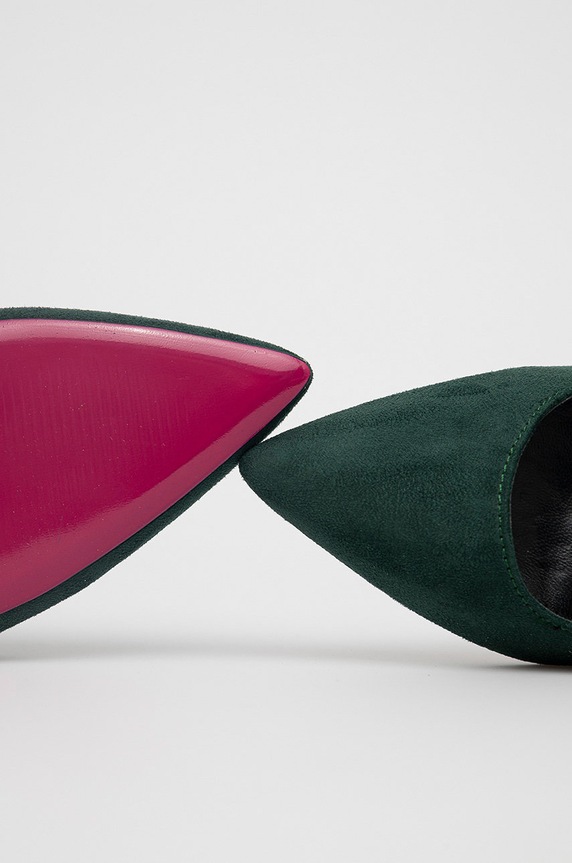 Answear Lab Czółenka Colour Cherie zielony SQ63.1.1.DA