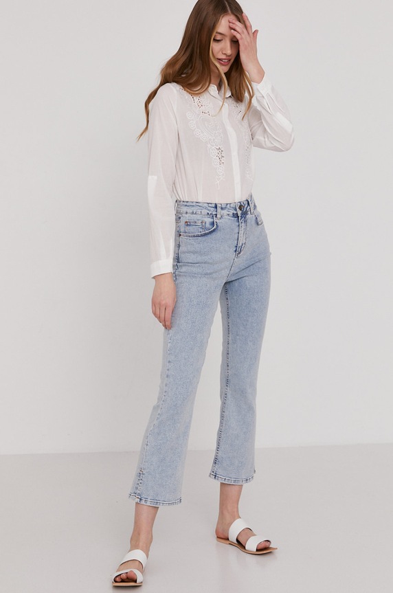 Answear Lab Jeansy WZ21.SJD015 niebieski WZ21