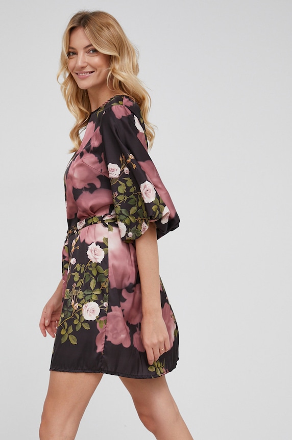 Answear Lab Sukienka trzy czwarte czarny 6699.KR