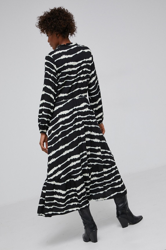 Odzież Answear Lab - Sukienka z domieszką wełny 7369.11.5.DA czarny