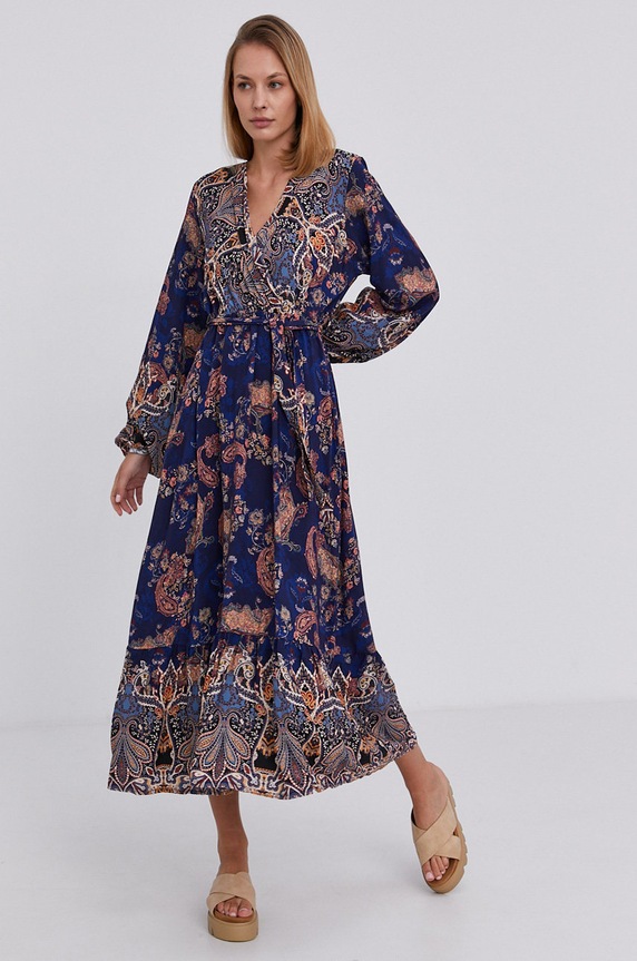 Answear Lab Sukienka 3764.1.AJ niebieski WZ21