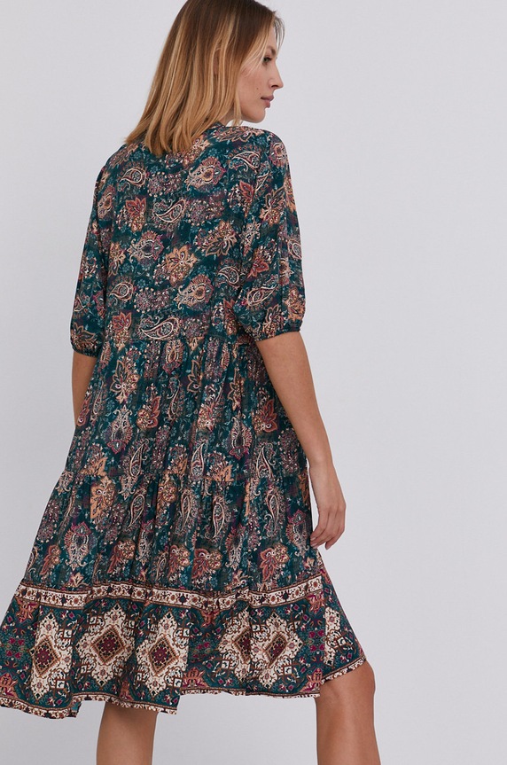Answear Lab Sukienka zielony 3734.3.AJ