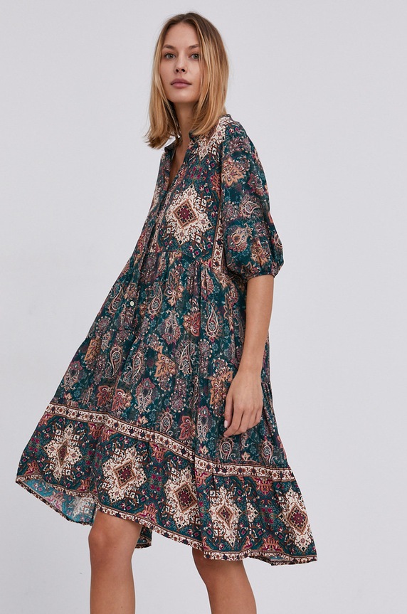 Answear Lab Sukienka 3734.3.AJ zielony