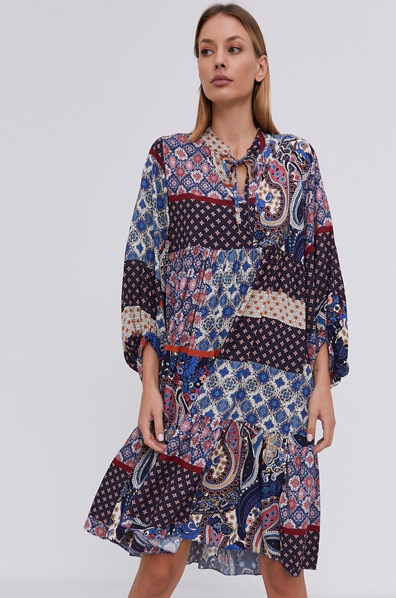 Answear Lab Sukienka niebieski 114.AJ