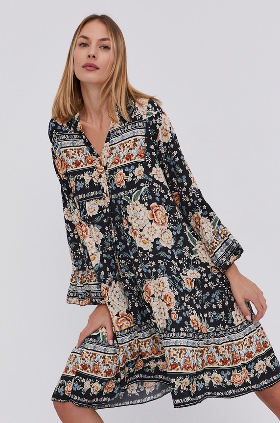 Answear Lab rochie 3112.AJ negru WZ21
