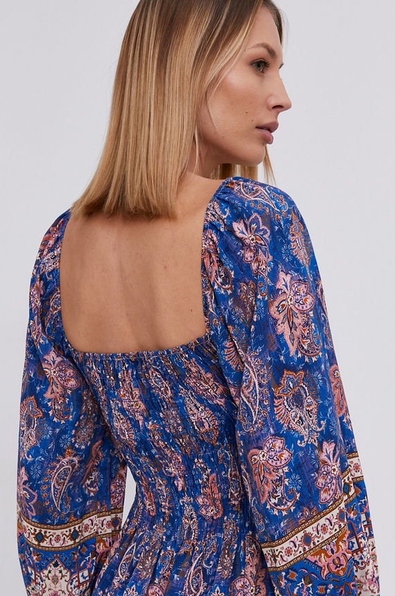 Answear Lab rochie albastru 3748.1.AJ