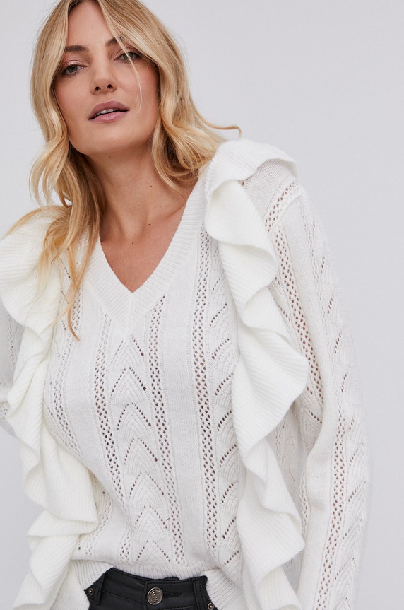 Answear Lab Sweter biały SC2323.MB