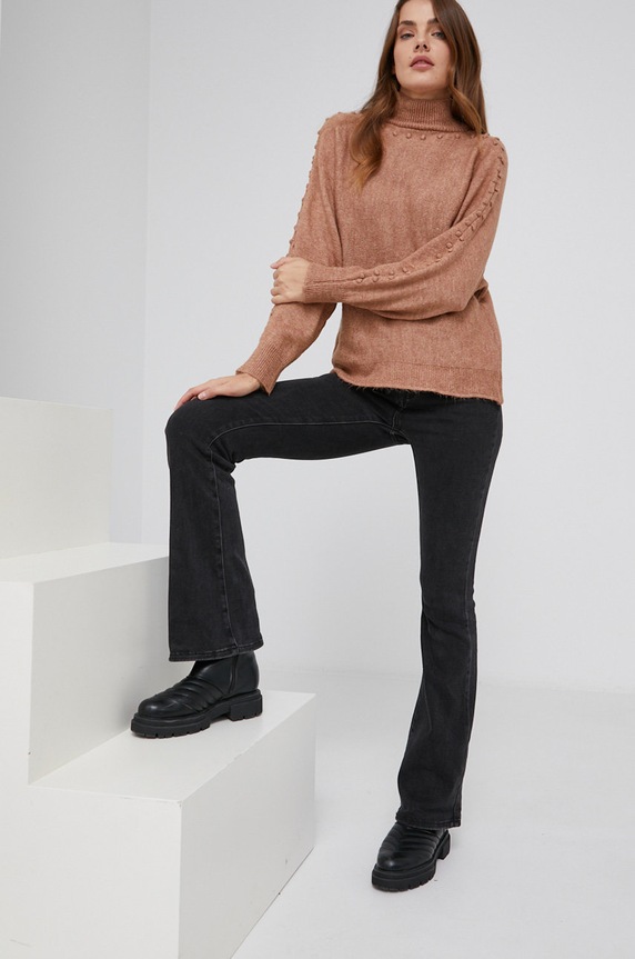Answear Lab Sweter WZ21.SWD08J różowy WZ21