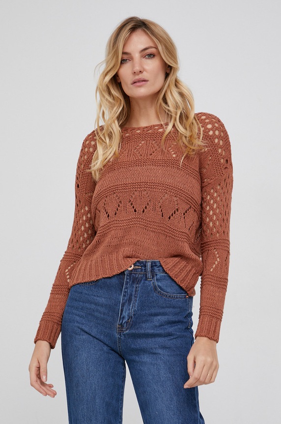 Answear Lab Sweter pozostałe brązowy BIS.5.AJ