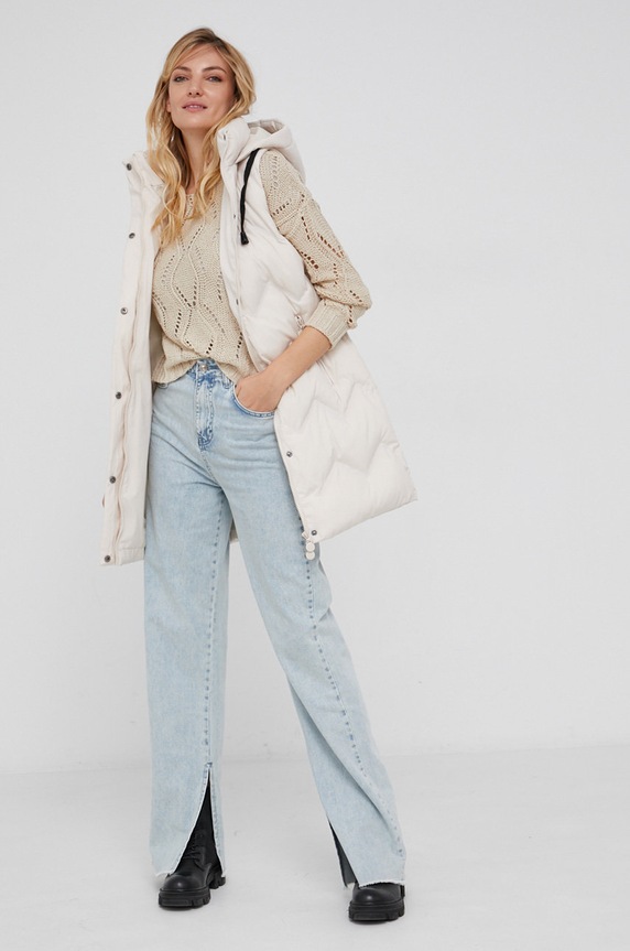 Answear Lab Sweter BIS.9.AJ beżowy WZ21