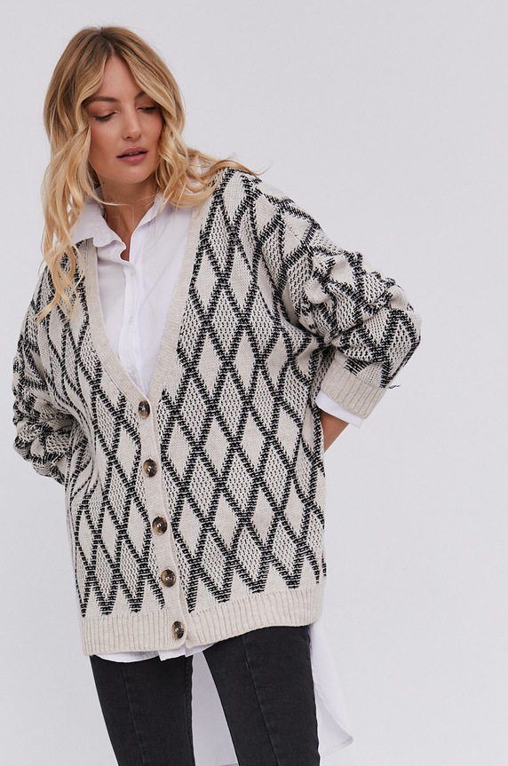 Answear Lab Kardigan 3357.DA beżowy WZ21