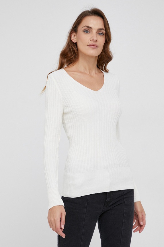 Answear Lab Sweter biały 3002.DA