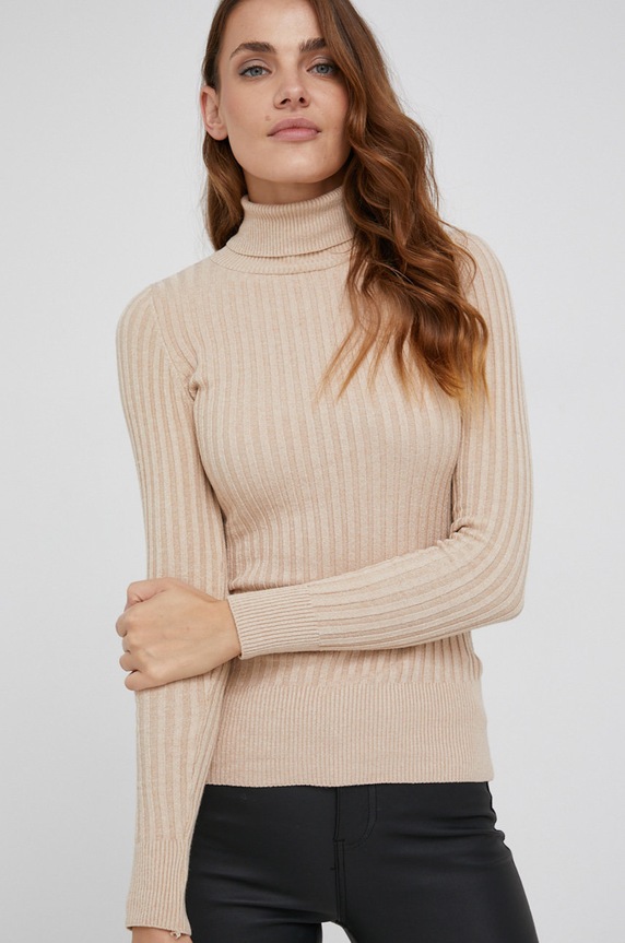 Answear Lab Sweter pozostałe beżowy 3000.1.DA