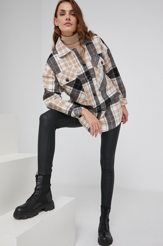 Answear Lab Sweter 3000.1.DA beżowy WZ21