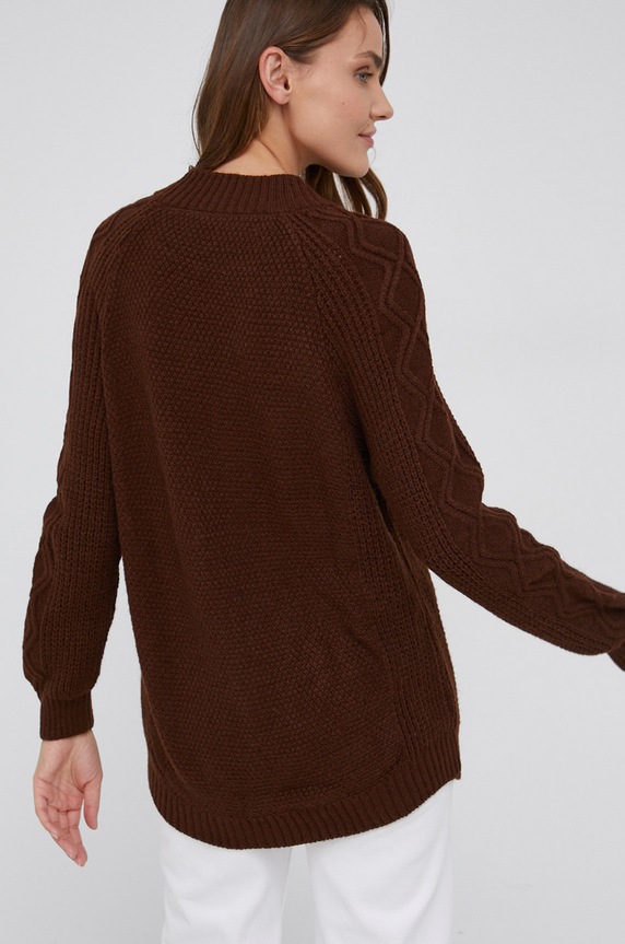 Odzież Answear Lab Sweter 7146.3.DA brązowy