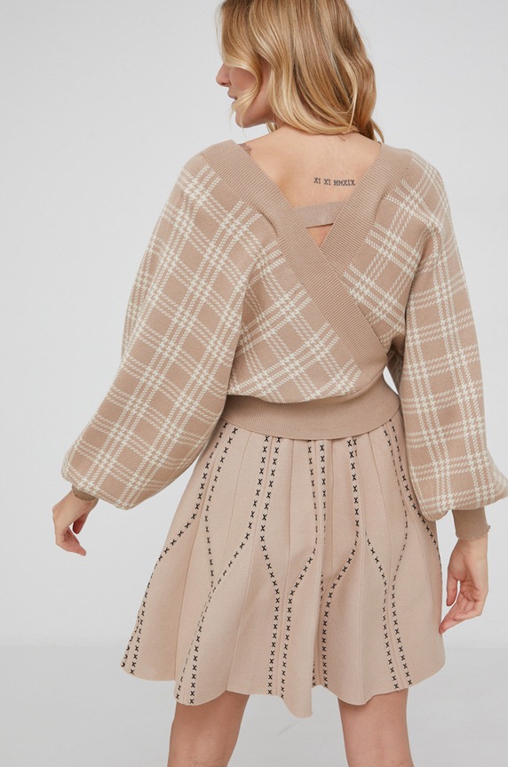 Odzież Answear Lab Sweter MCY02805.AJ beżowy