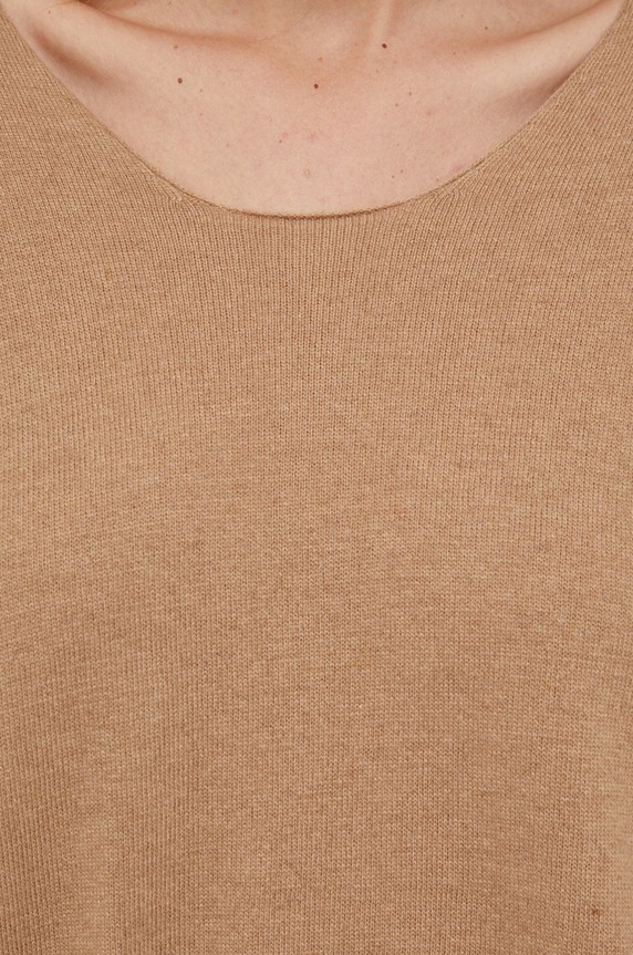 Answear Lab Sweter z domieszką kaszmiru KA628838.1.AJ brązowy