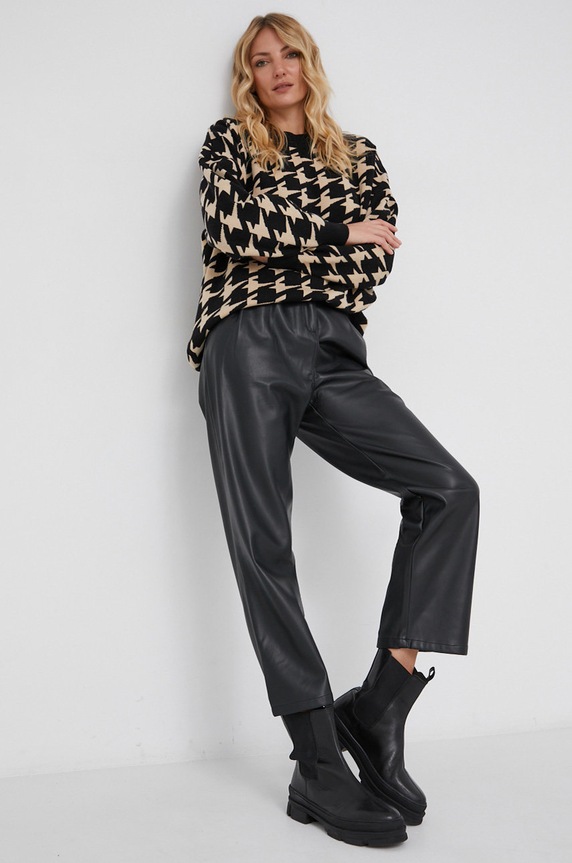 Answear Lab Sweter R.203.AJ brązowy WZ21
