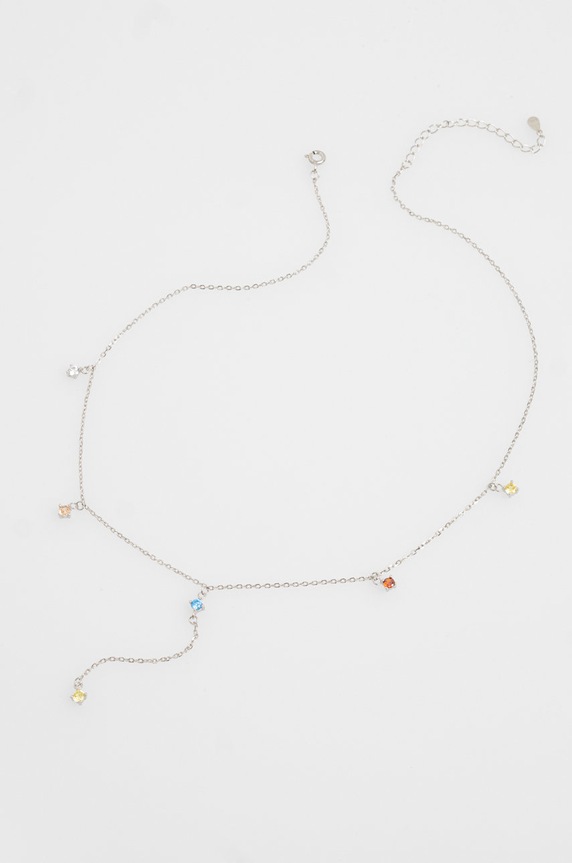 Answear.LAB collana d'argento neckll19.DB argento WZ22