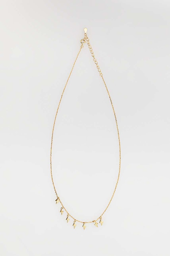 Answear.LAB collana in argento placcato oro oro plissettato oro bi14.DB